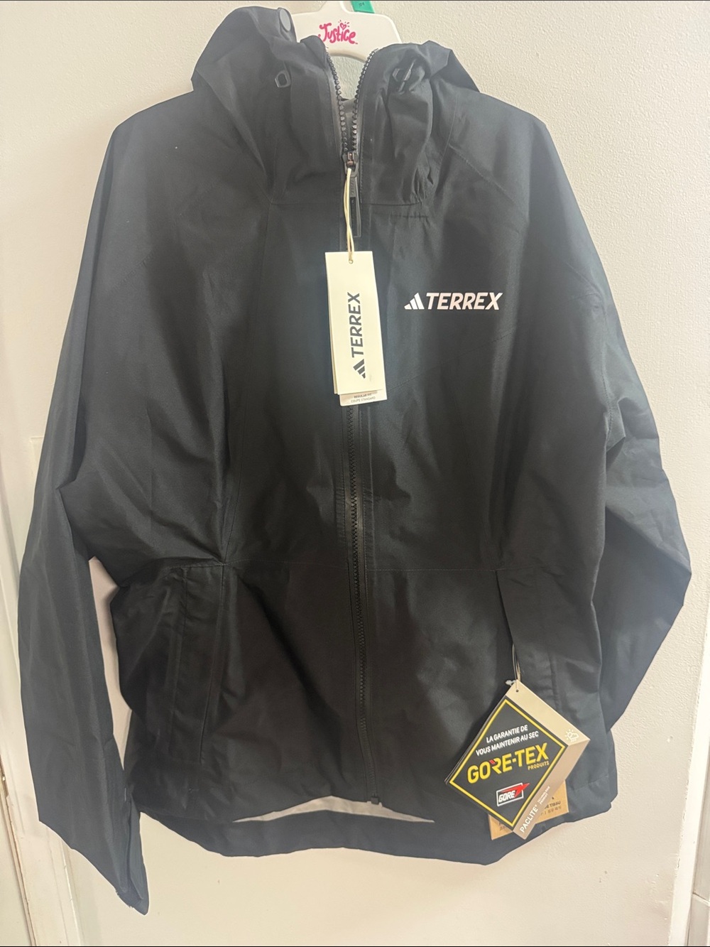 GORE-TEX Terrex Black Waterproof Women's Rain Jacket